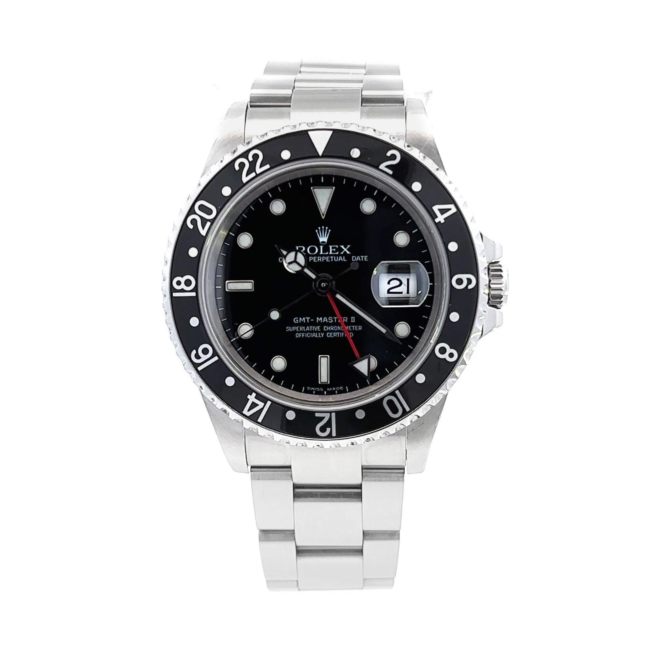 Rolex GMT Master II 40mm Stainless Steel 2006