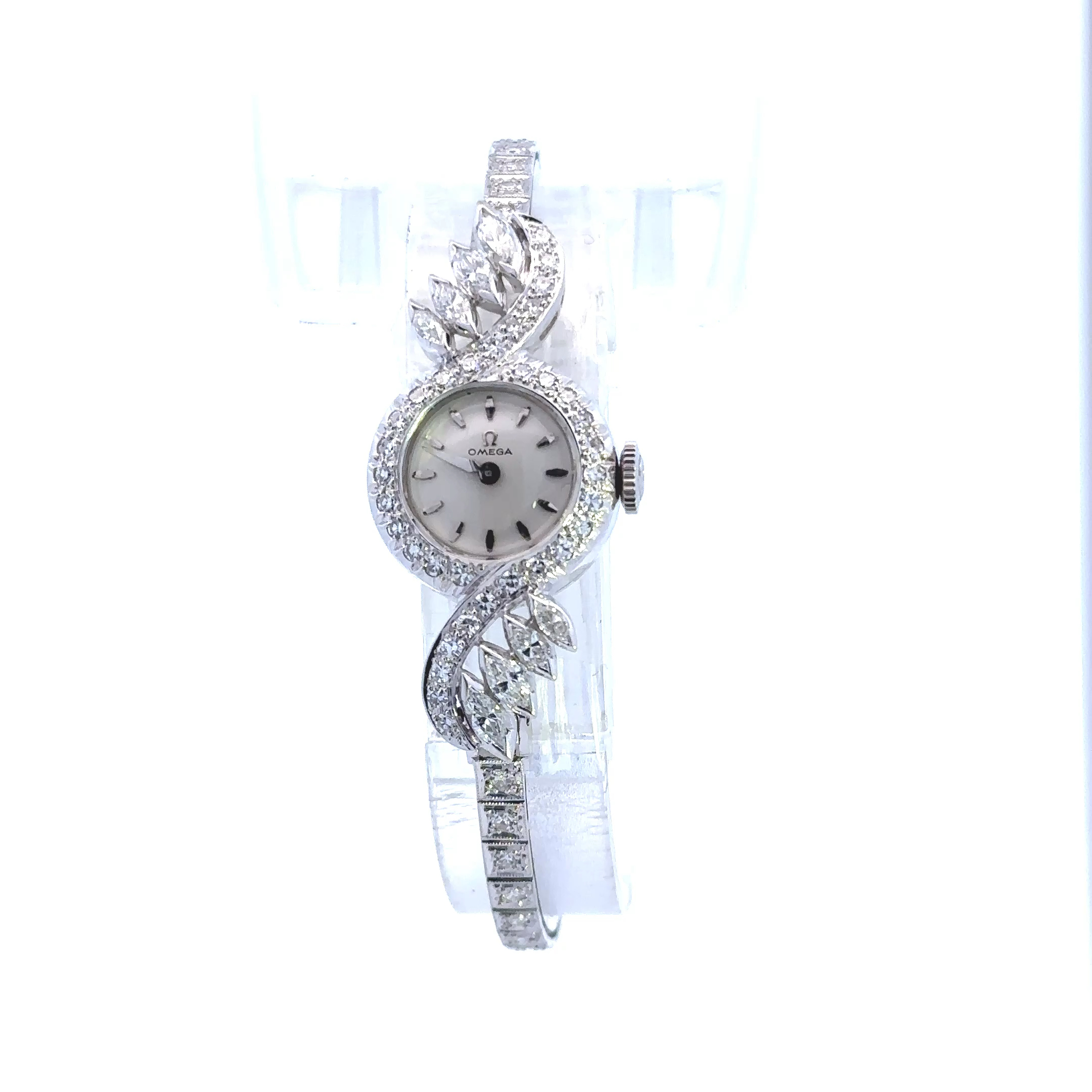 Omega Lady Dress  14k WG