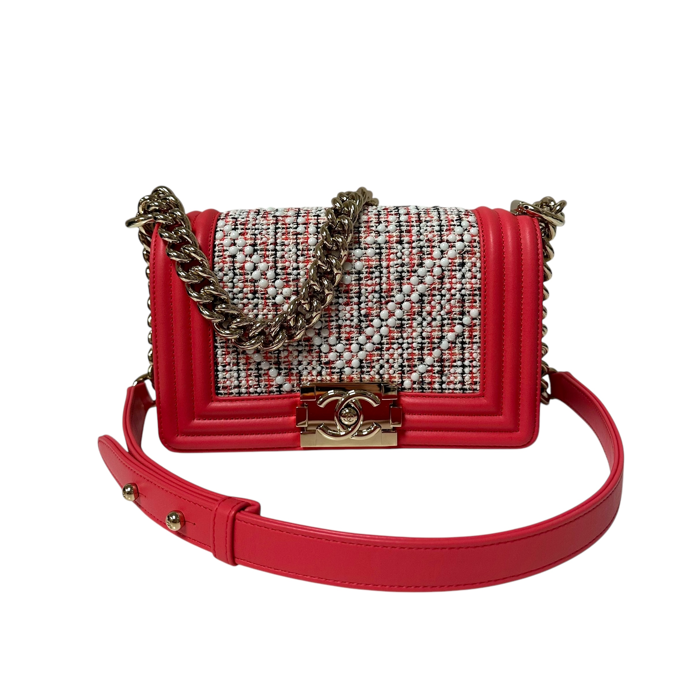 Chanel Pearl Small Boy Bag