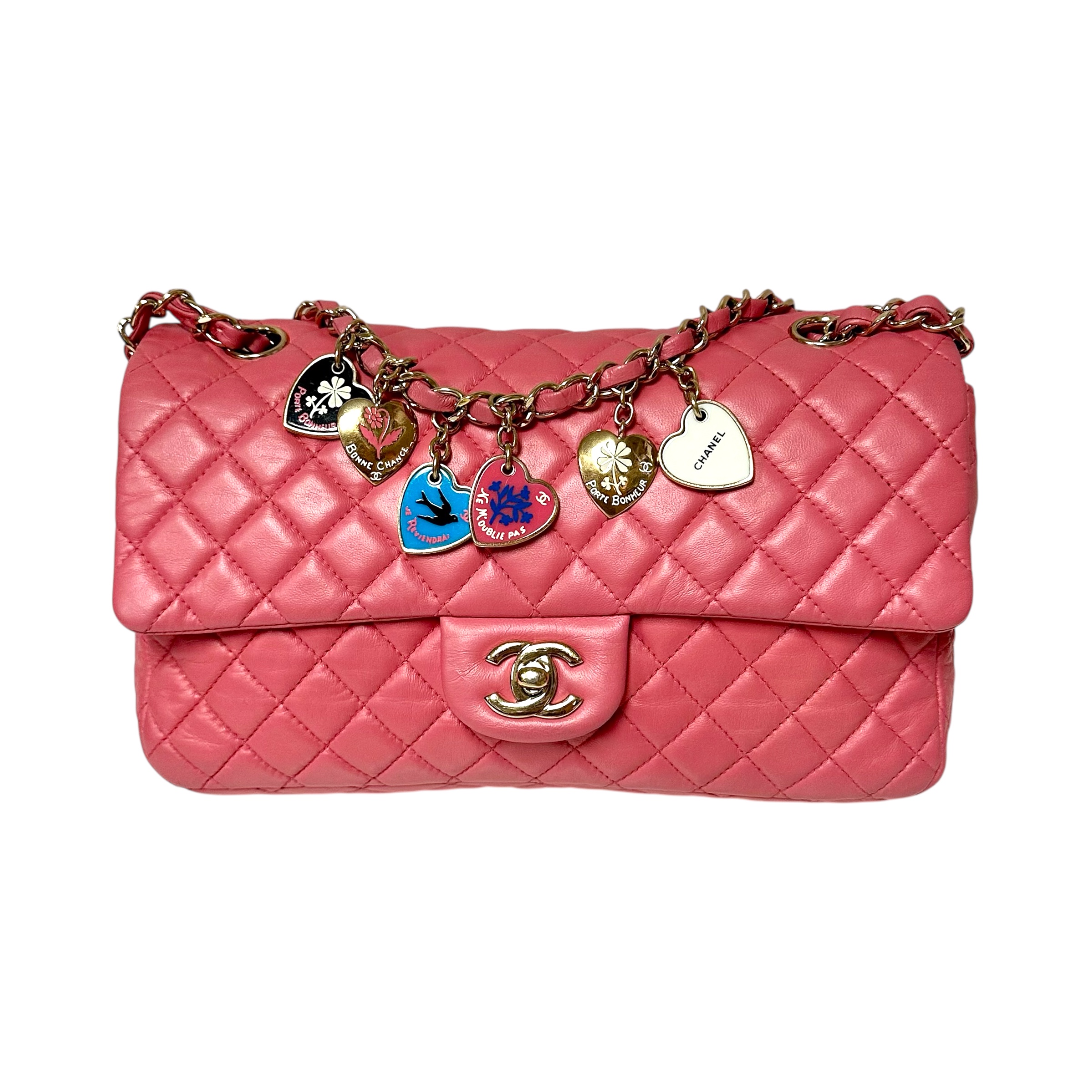 Chanel Pink Valentine Medium Flap Bag
