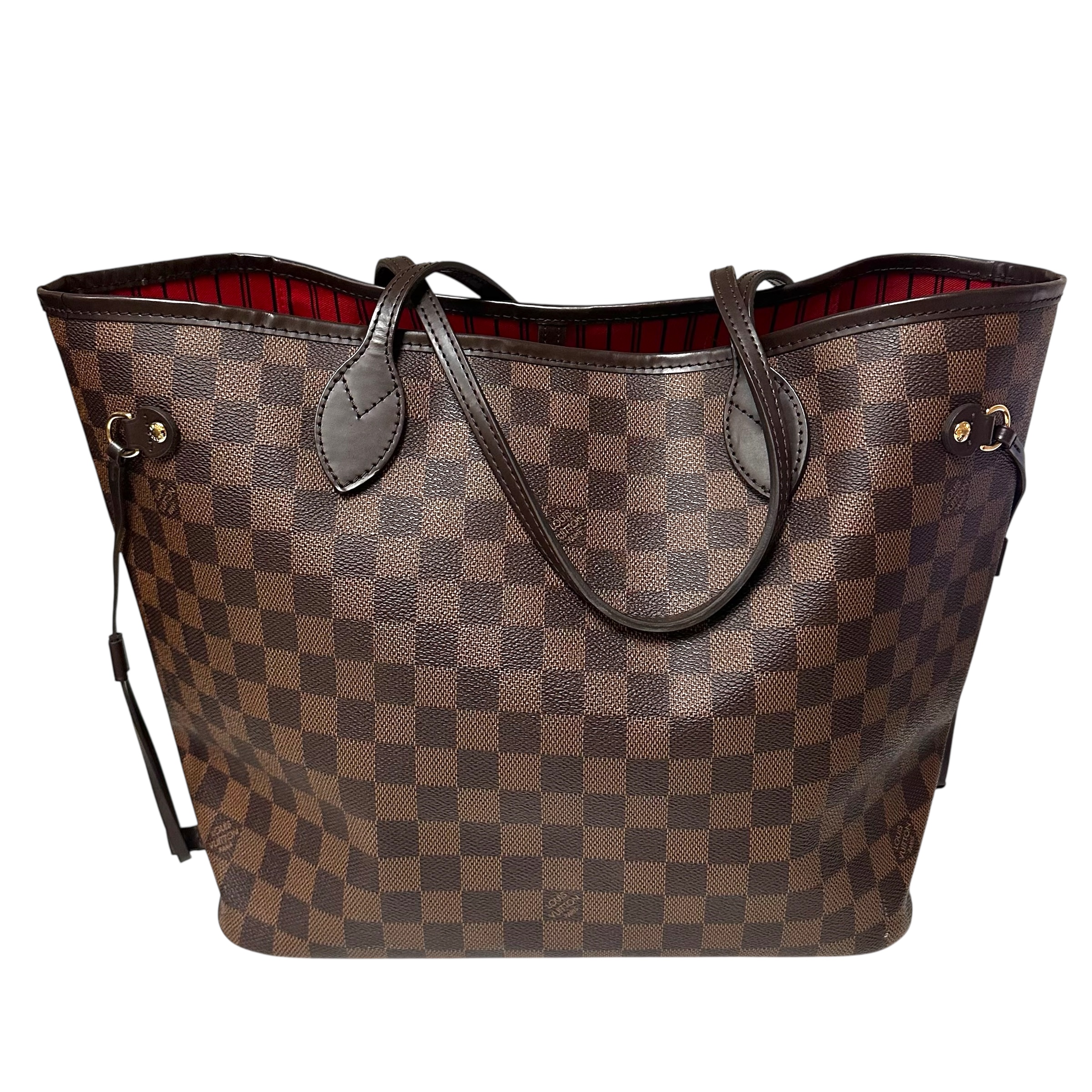 Louis Vuitton Damier Ebene Neverfull MM w/Pouch