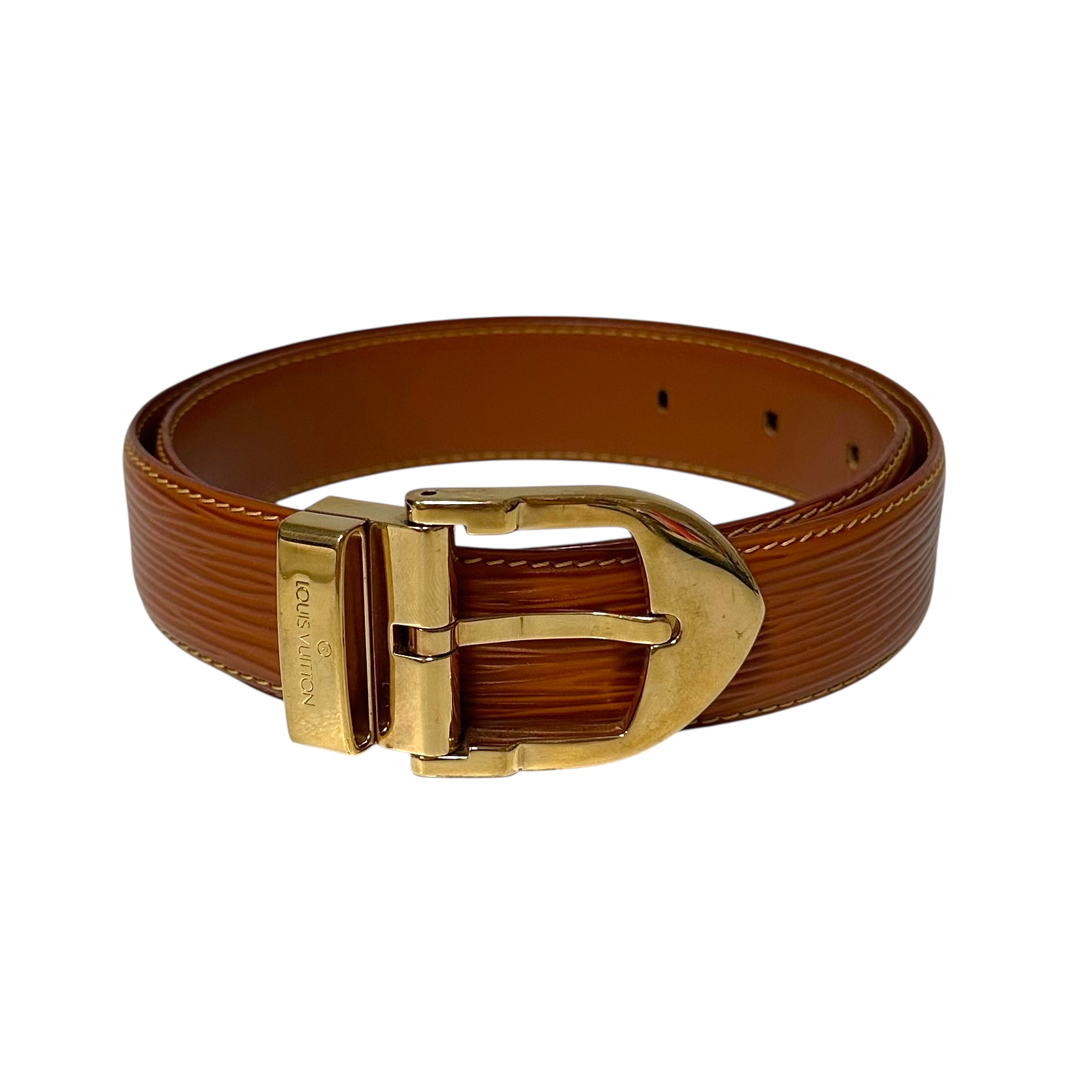 Louis Vuitton Petite Epi Leather Belt Size 85/34