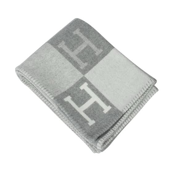 Hermes Grey Avalon Throw Blanket