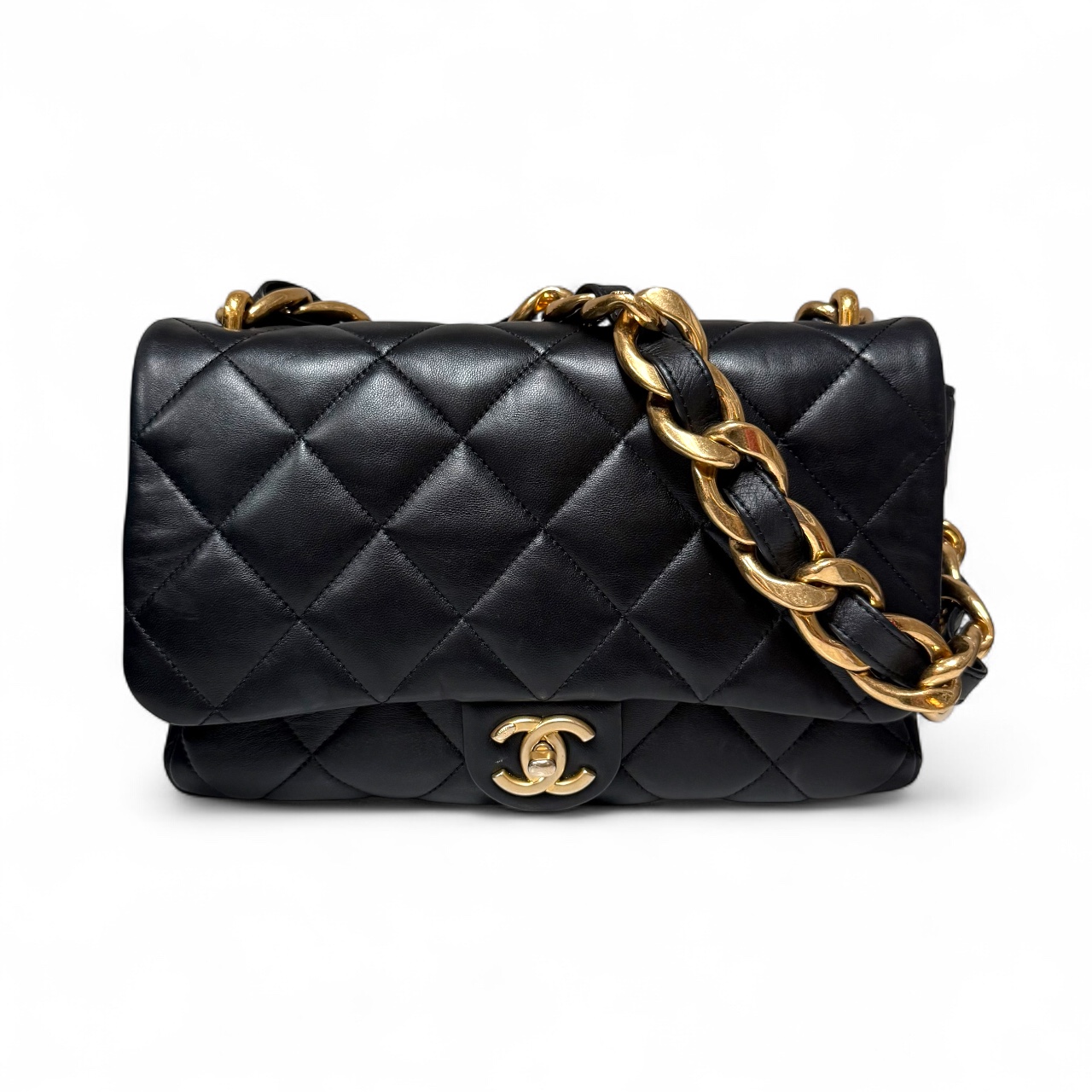 Chanel Black Large Funky Town Flap Bag