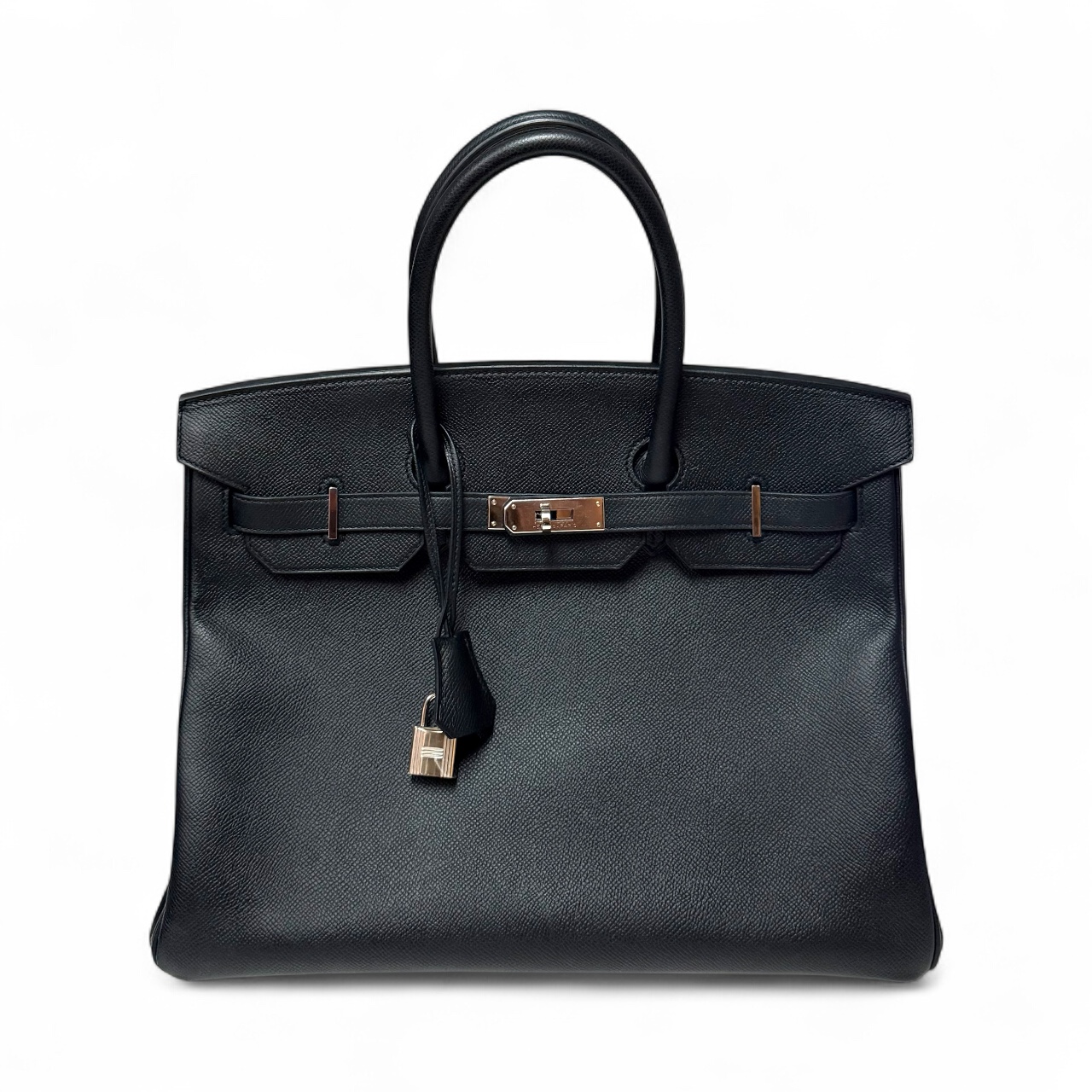 Hermes Black Epsom Birkin 35 with Palladium Hardware (2015)