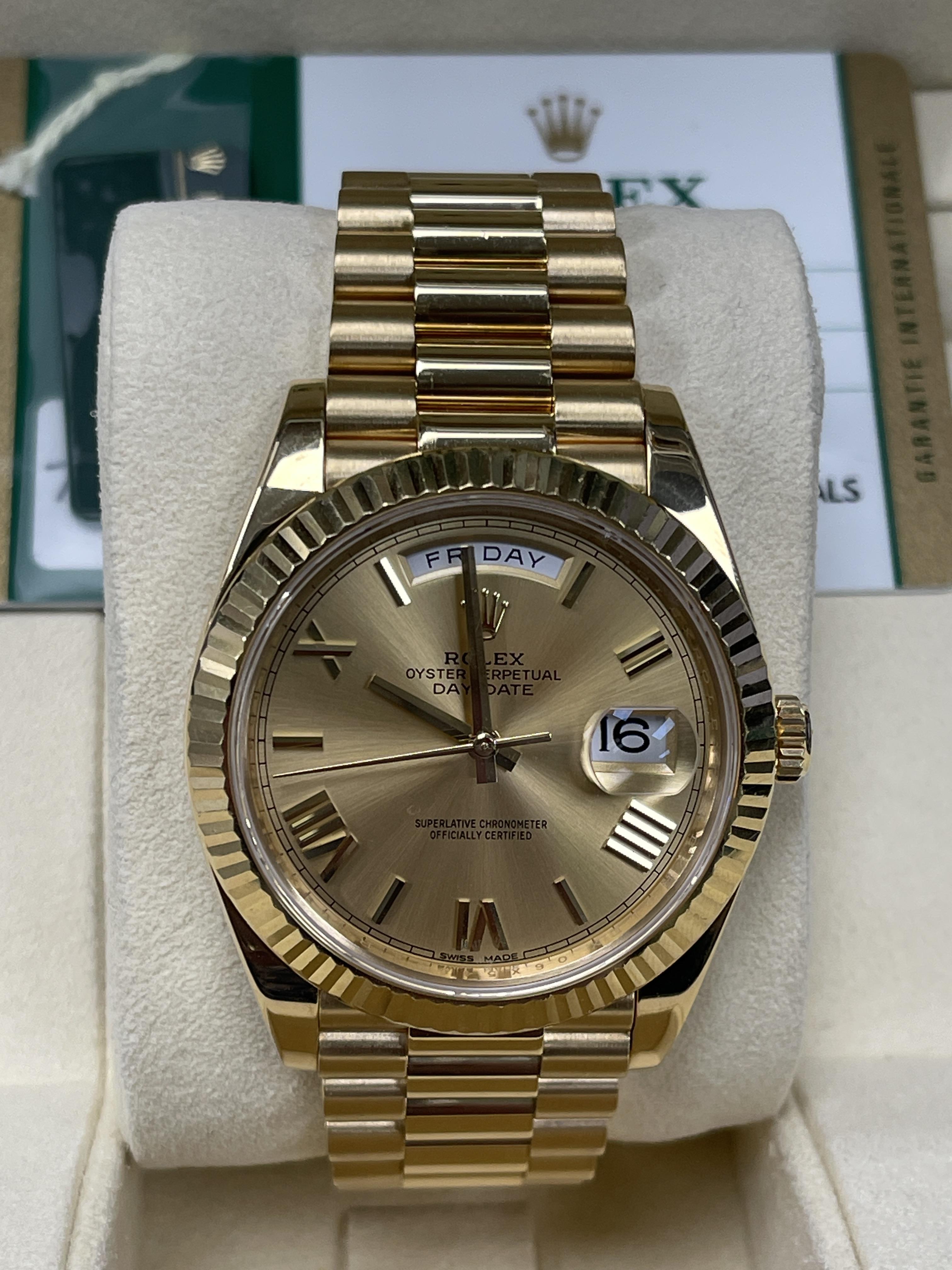 Rolex Day-Date 40mm 18k YG