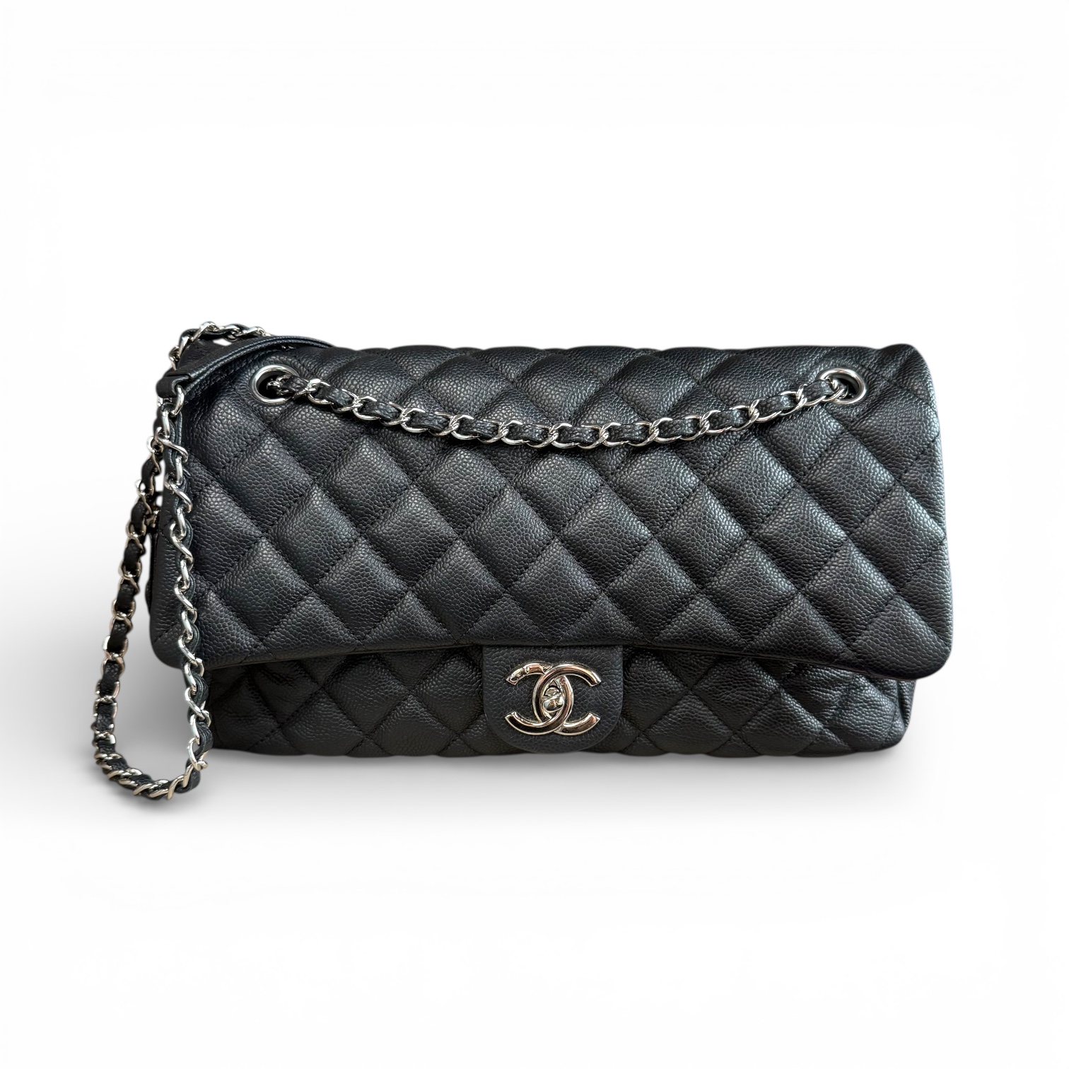 Chanel Black Jumbo Single Flap Bag