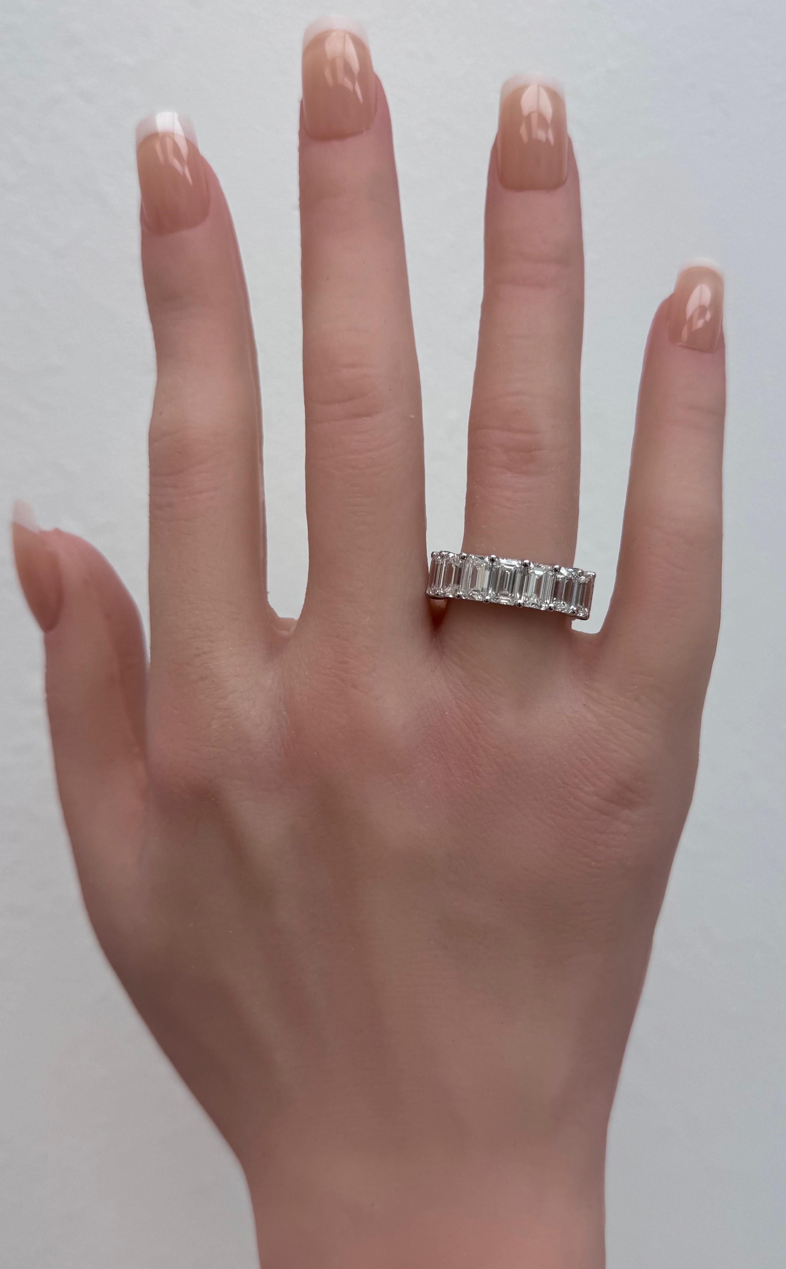 Eternity Band, 14K White Gold, stock 133913