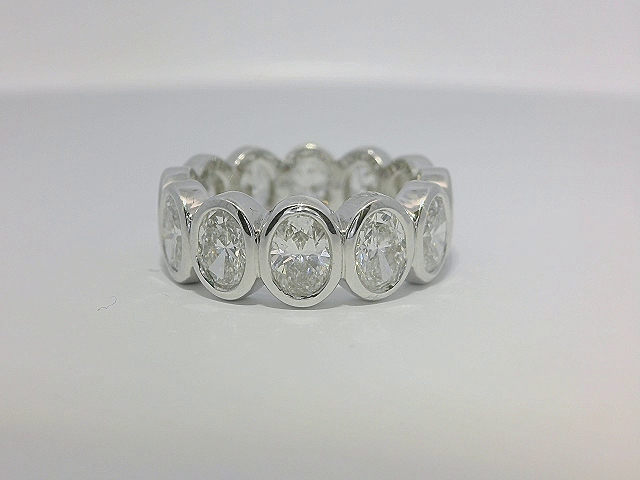 Eternity Band, 14K White Gold, stock 133937