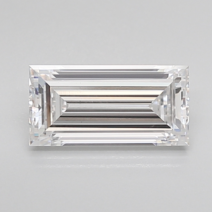 1.59 carat Baguette lab grown diamond, D VS1, IGI certified