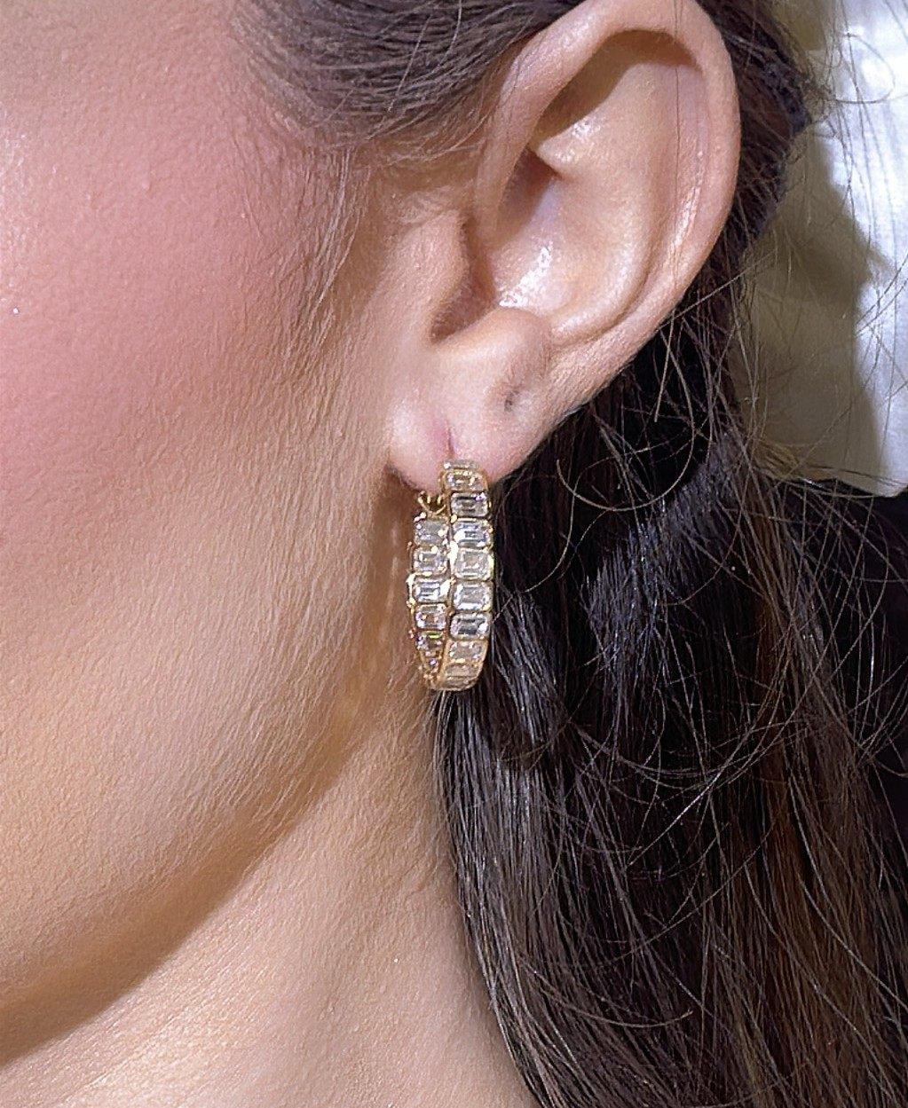 Hoop Earrings, 14K Yellow Gold, stock 301594