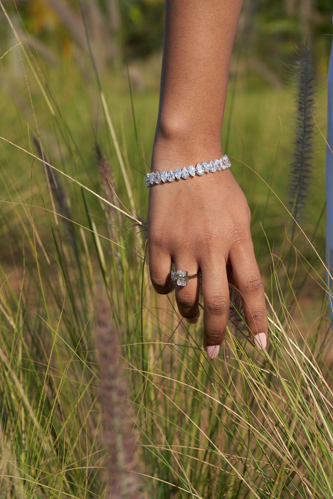 Fashion Bracelet, 14K White Gold, stock 310865