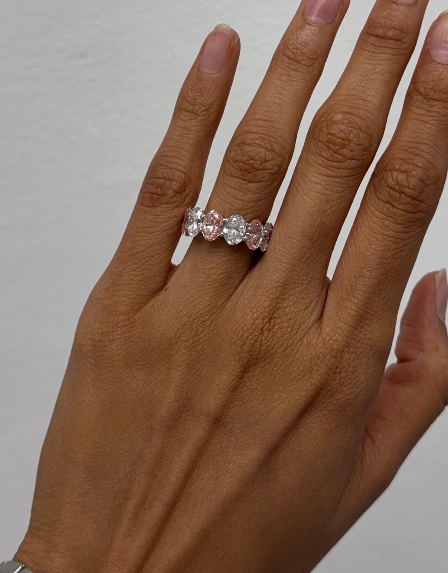 Eternity Band, 14K White Gold, stock 179170
