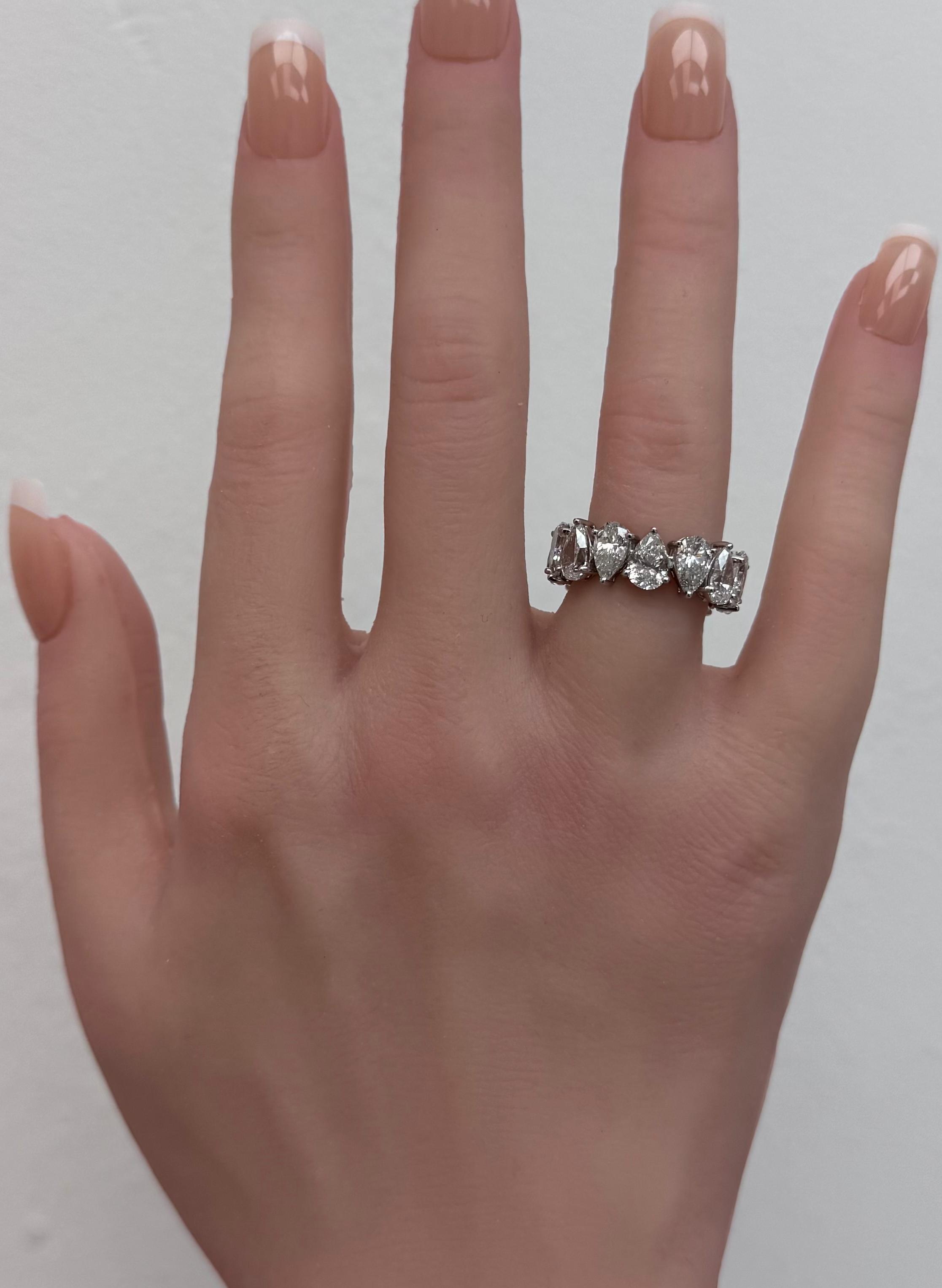Eternity Band, 14K White Gold, stock 311810