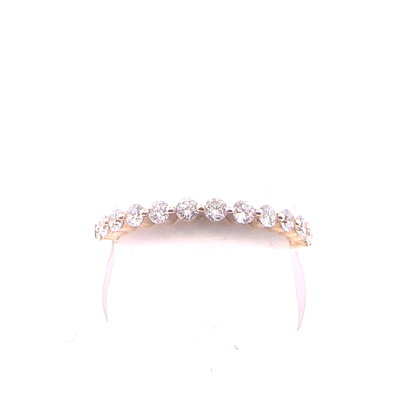 14k RG Diamond  Rings  Round 0.52CT 13D  -0.52CTW  1.70GR