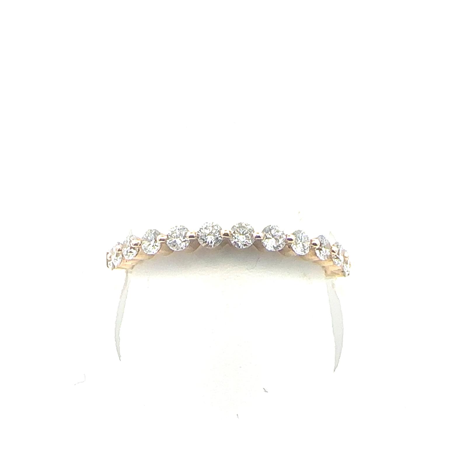 14k YG Diamond  Rings  Round 0.44CT 13D  -0.44CTW  1.70GR