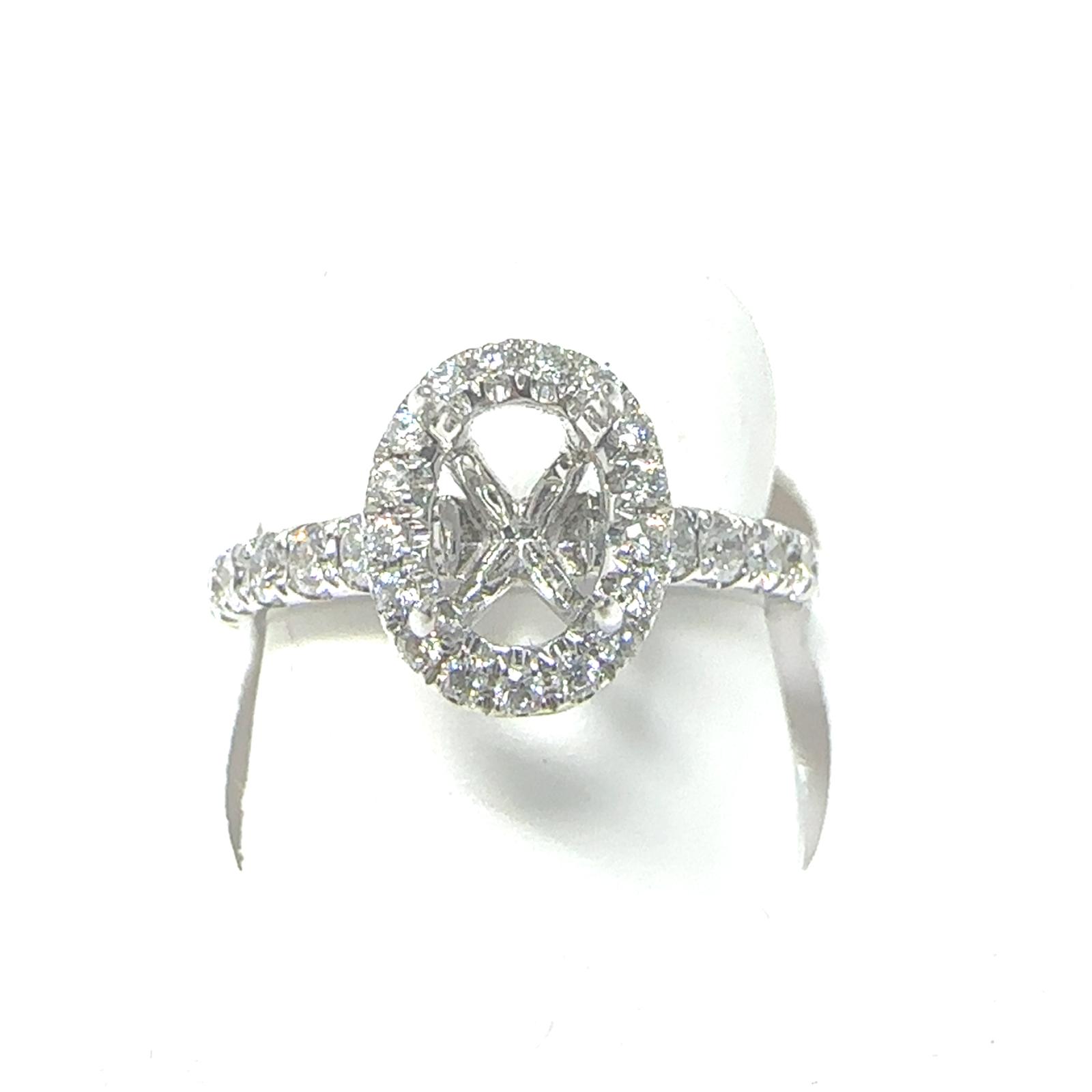 18k WG  Rings   Round   112D- 0.57CTW 112D  -0.57CTW  3.38GR