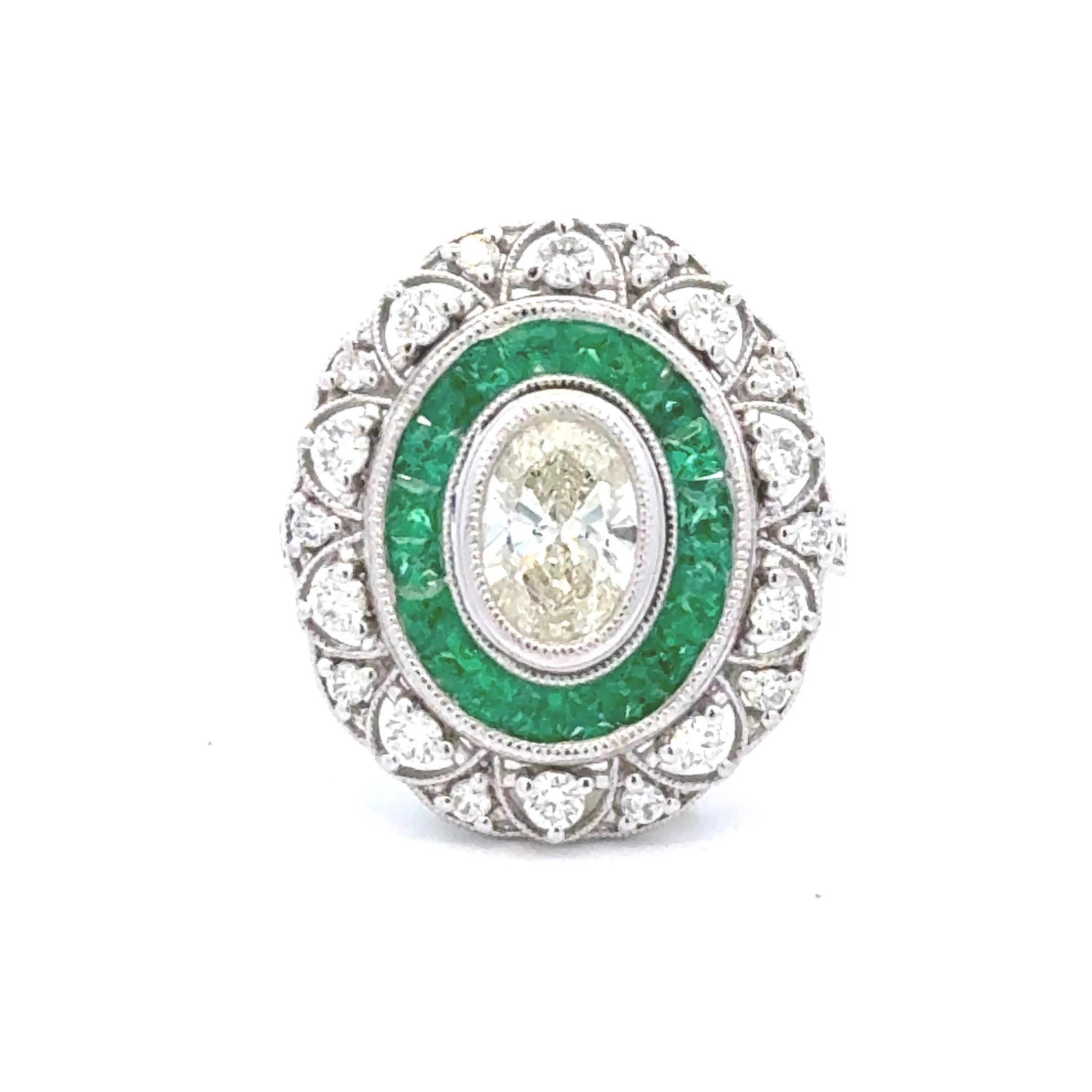 Rings  1.54  SI Sides set on 10.16gr Platinum