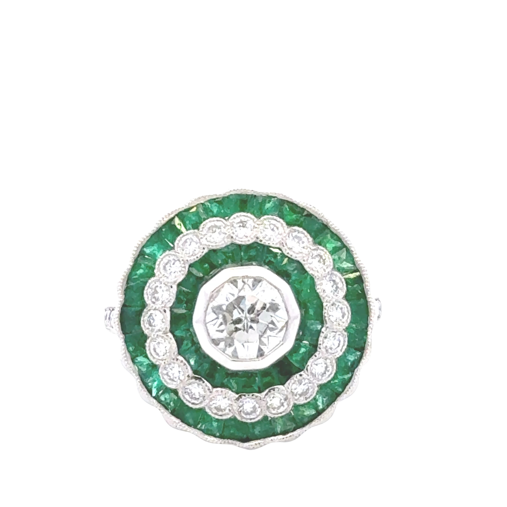 Rings  1.46  SI Sides set on 10.13gr Platinum