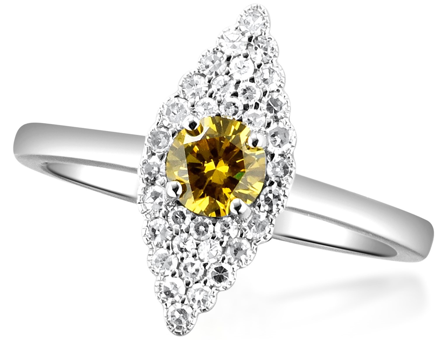 Rings  0.85  Diamond SI Sides set on 2.63gr 14k WG