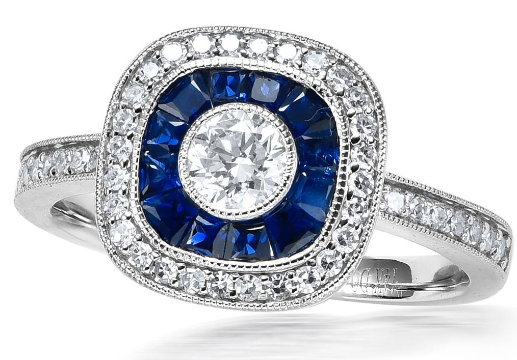 Rings  0.56  Diamond SI Sides set on 2.97gr 14k WG