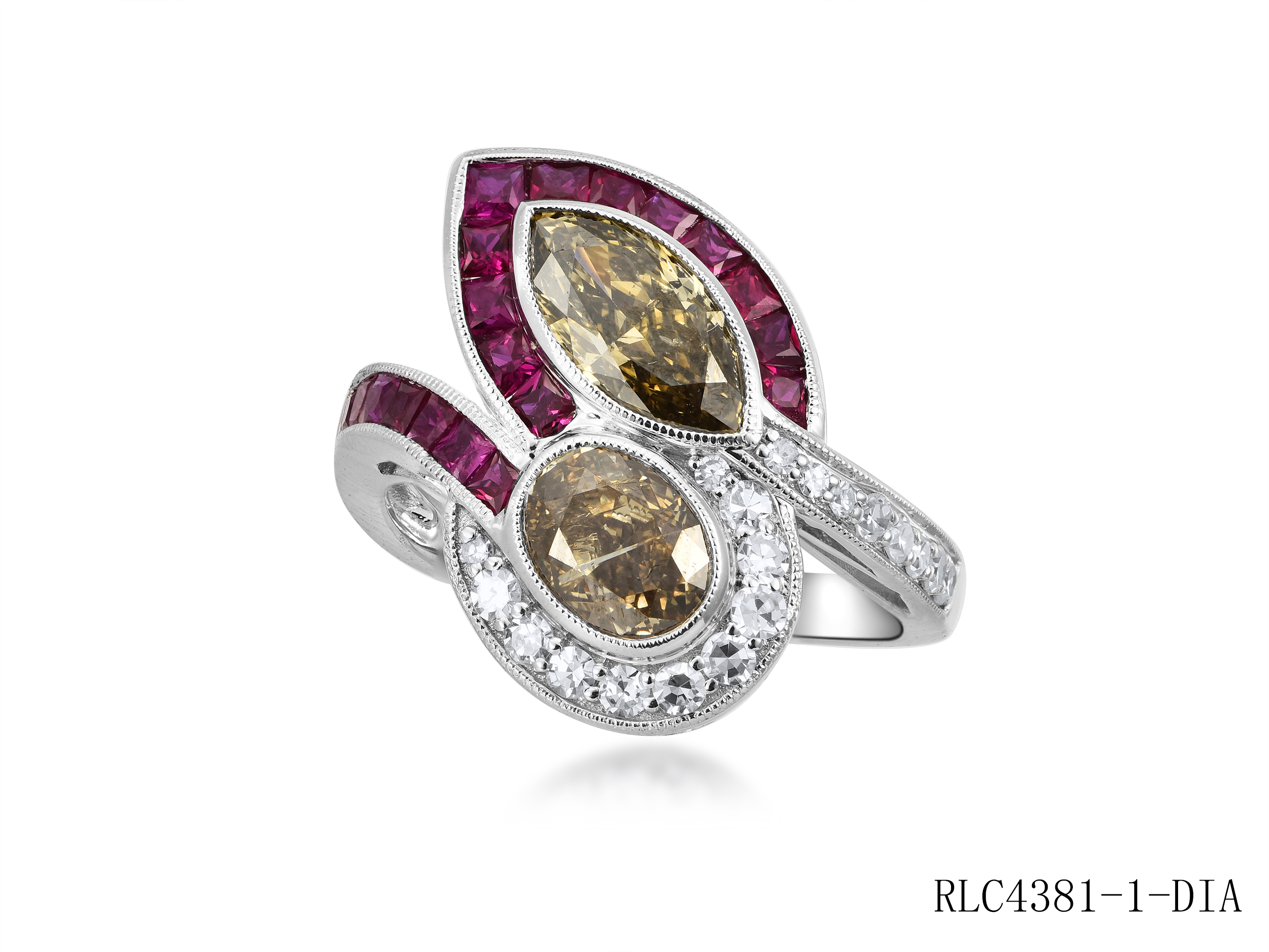 Rings  2.35  Diamond SI Sides set on 4.48gr 14k WG