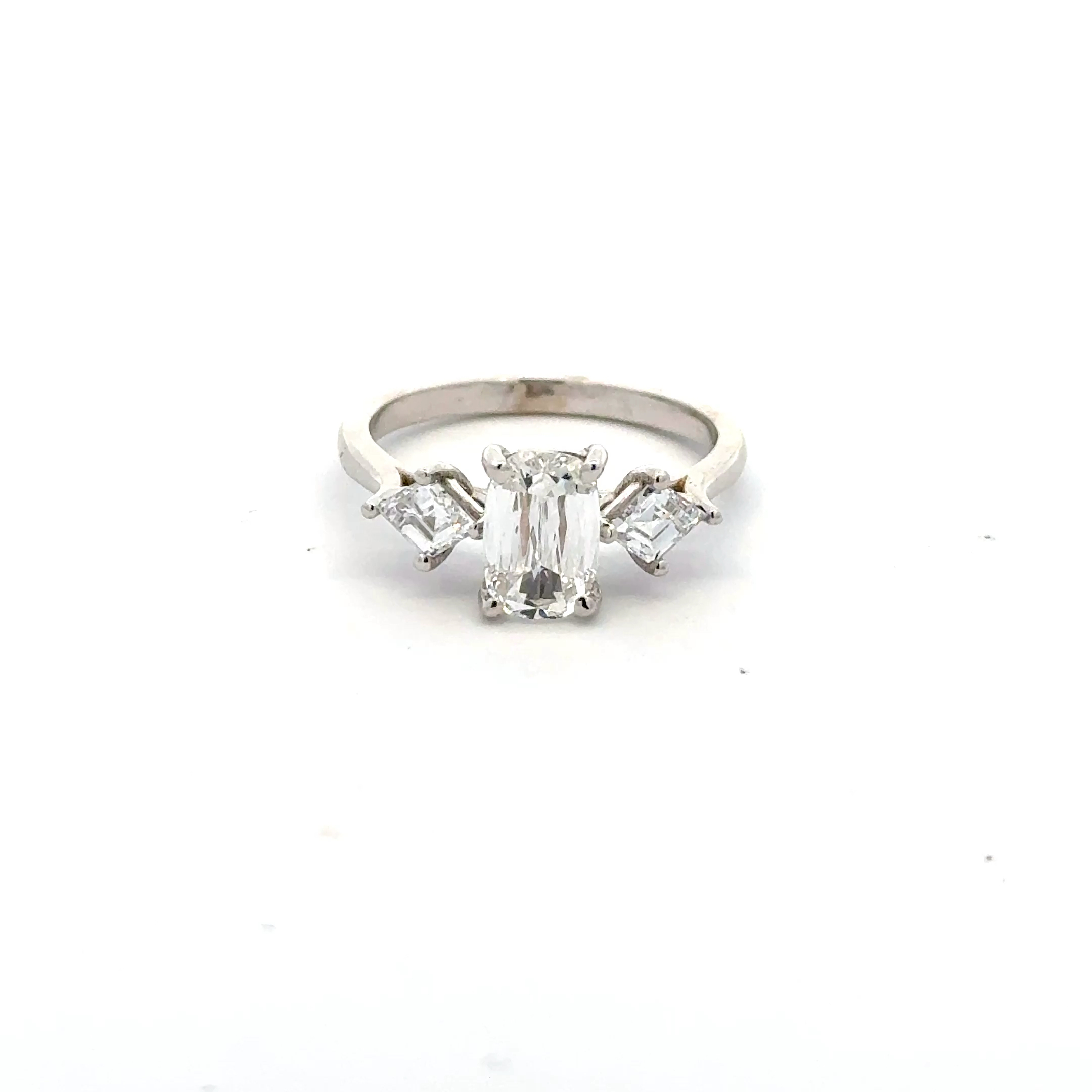 Rings Lab Grown Diamond  14k WG  SRLG