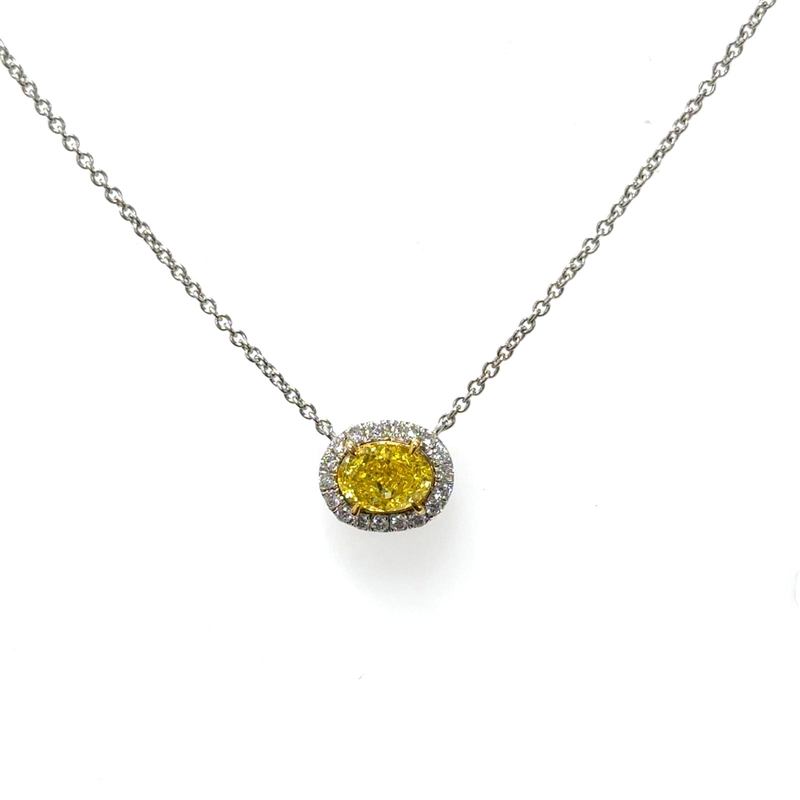 Pendants Lab Grown Diamond  Platinum  Amarillo