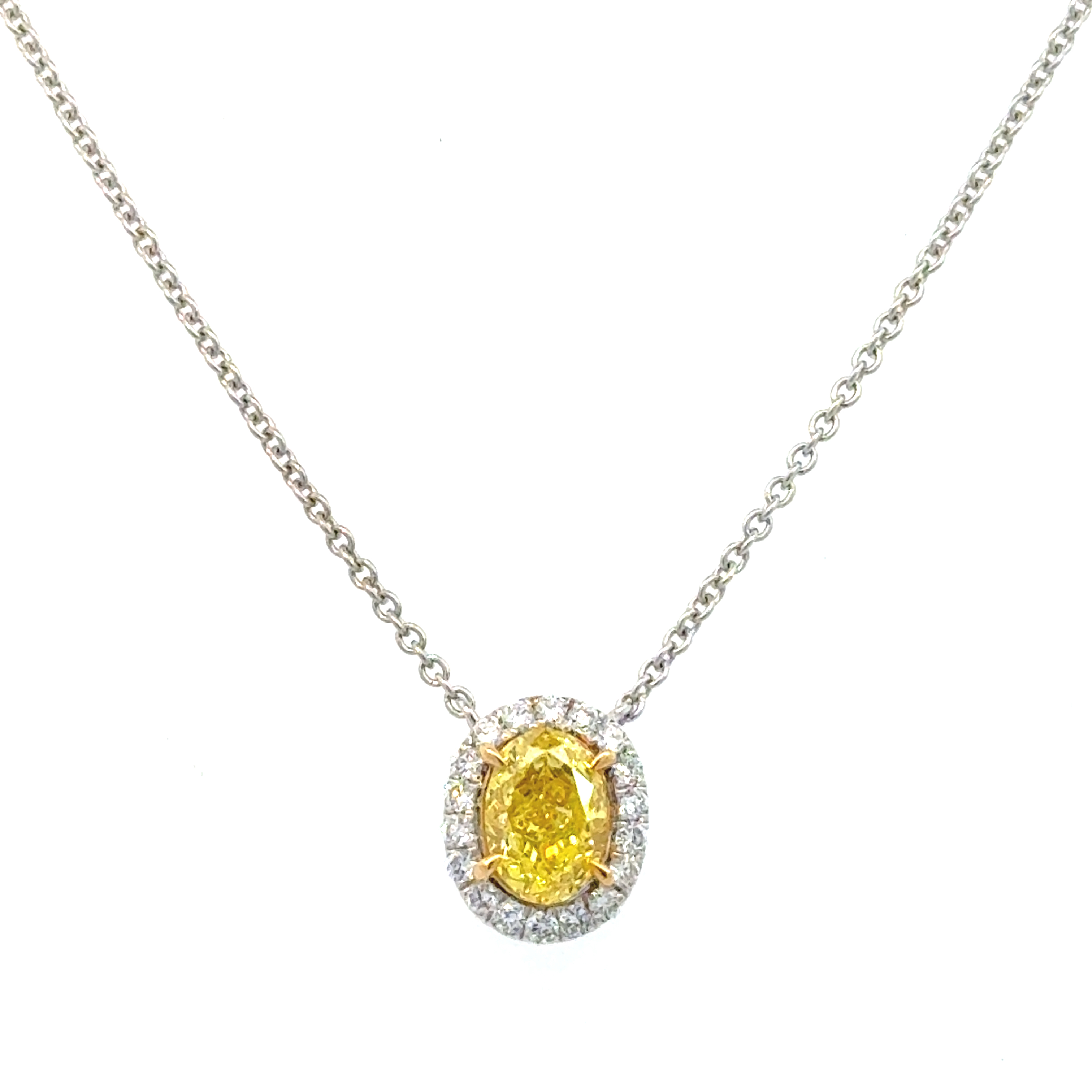 Pendants Lab Grown Diamond  Platinum  Amarillo