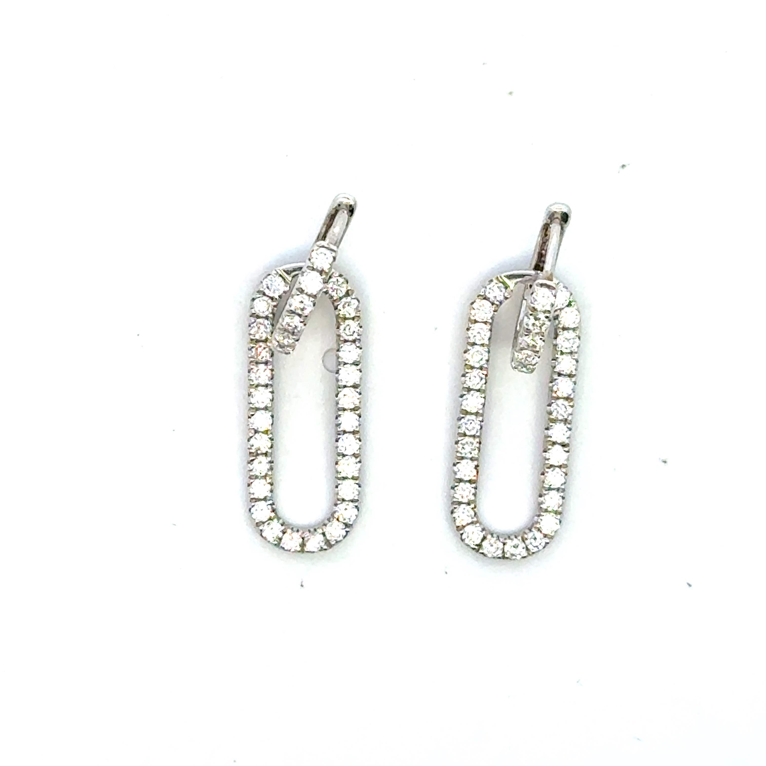 Lucy Collection Earrings 66 DIA 0.68 cts  on 14k WG