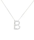 B Lab Grown Collection Pendants with 14 pcs 2.69 ctw set on 3.19 gr 14k WG 3.73 GW