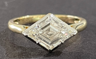 14k TT Lab Grown Diamond  Rings  2.00CT 1D  -2.00CTW  1.97GR